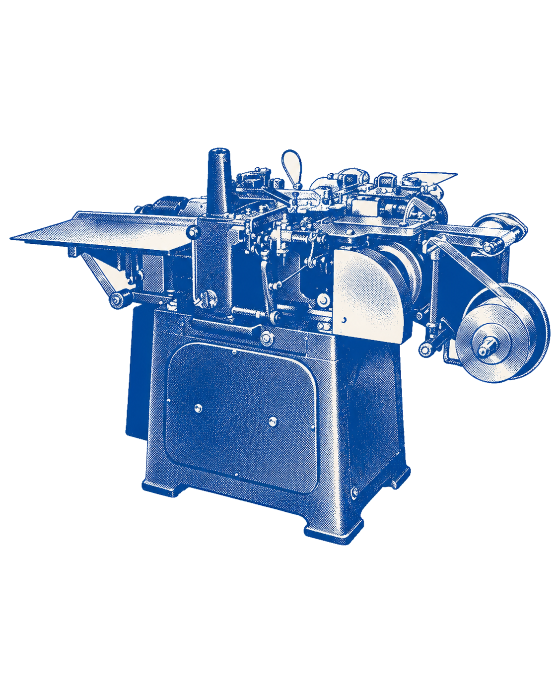 Machine à emballer P15, archive Maison Ratti, 1904